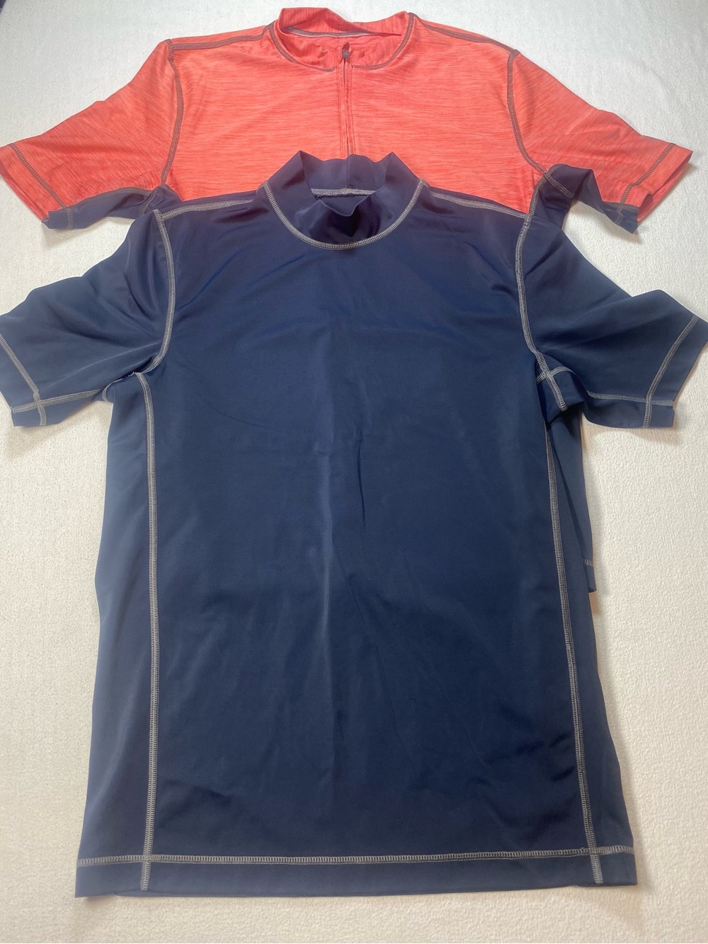 Lands' End Two Men's Short-Sleeve size small. See description.